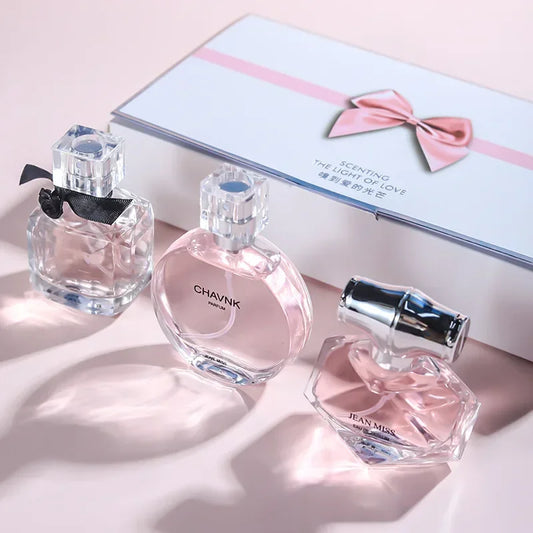 90ML (30ml x 3PCS) Eau De Parfum Gift Box - Fresh, Light Scent with Floral, Fruity, and Chypre Notes - Long-Lasting Women’s Perfume Set - ATELIERMISTRALE